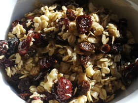 Cherry Cranberry Raisin Granola