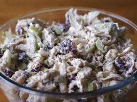 Chicken Cranberry Walnut Salad