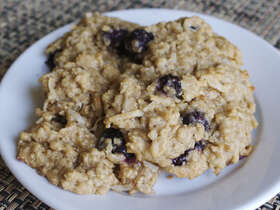 Coconut Blueberry Oatmeal Cookies