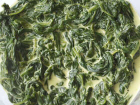 Easy Creamed Spinach