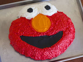 Elmo Birthday Cake