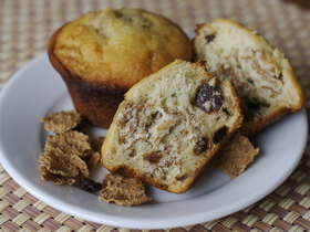 Honey Raisin Bran Muffins
