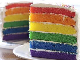 Rainbow Birthday Cake