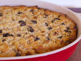 Rum Raisin Bread Pudding