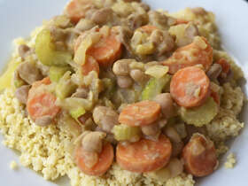 Savory Beans and Millet