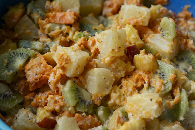 Sweet Potato and Pineapple Fruit Salad