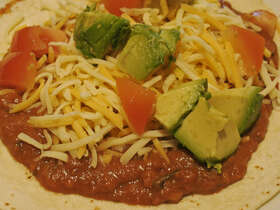 Vegetarian Soft Tacos