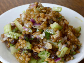 Wheat Berry Salad with Figs