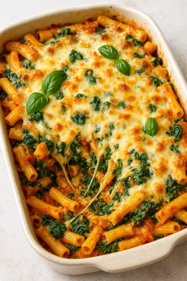 Baked Spinach Ziti