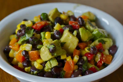 Black Bean Salad with Lime Dressing