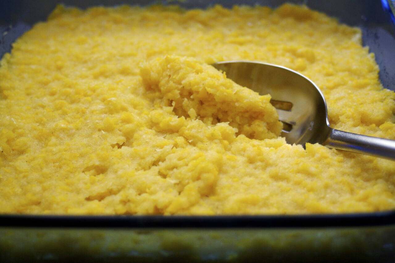 Chi Chi S Style Sweet Corn Cake Recipe Makebetterfood Com