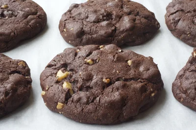 Giant Double Chocolate Chip Cookies
