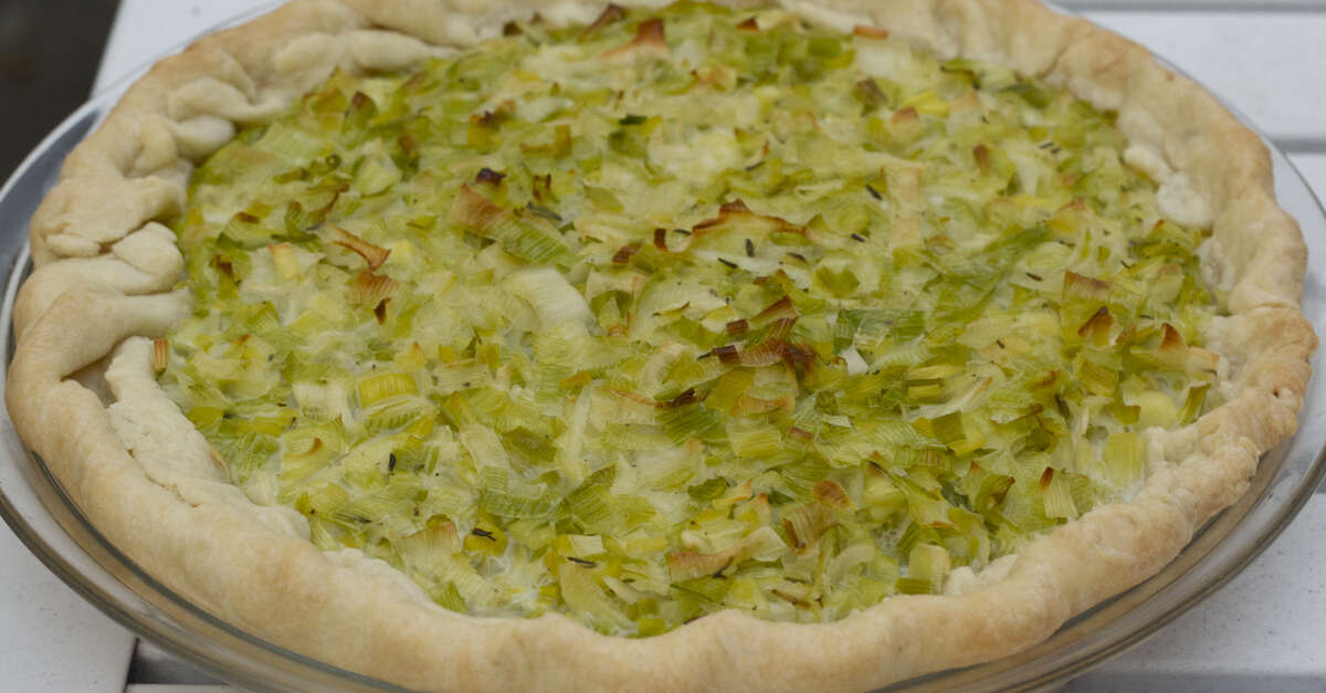Leek Tart Recipe - MakeBetterFood.com