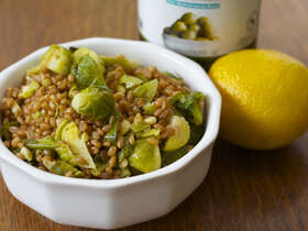 Lemon Vinaigrette Wheat Berry Salad