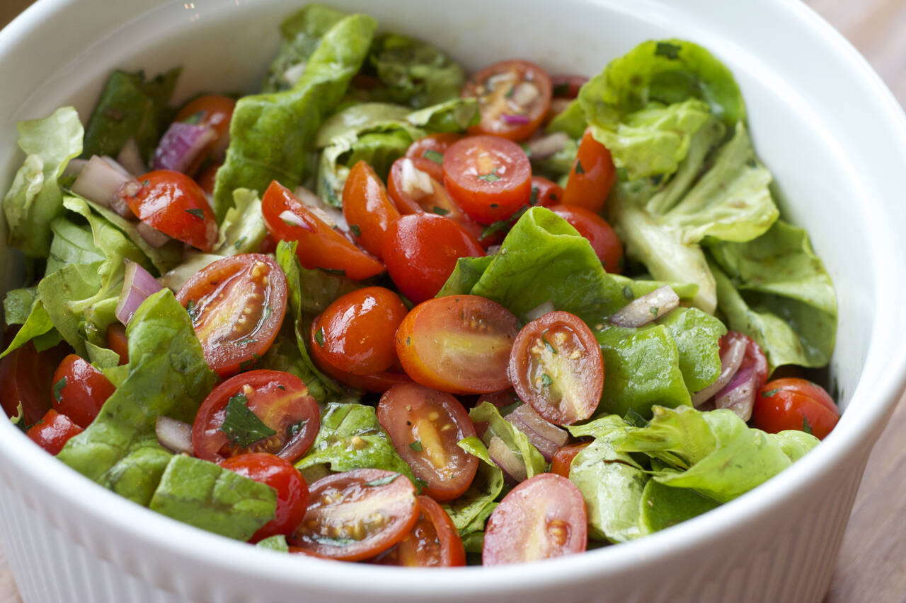 Marinated Cherry Tomato Salad Recipe - MakeBetterFood.com