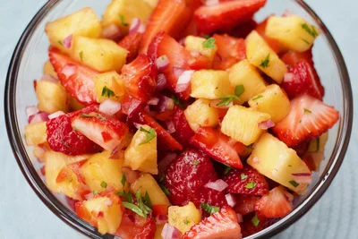 Pineapple Strawberry Salad