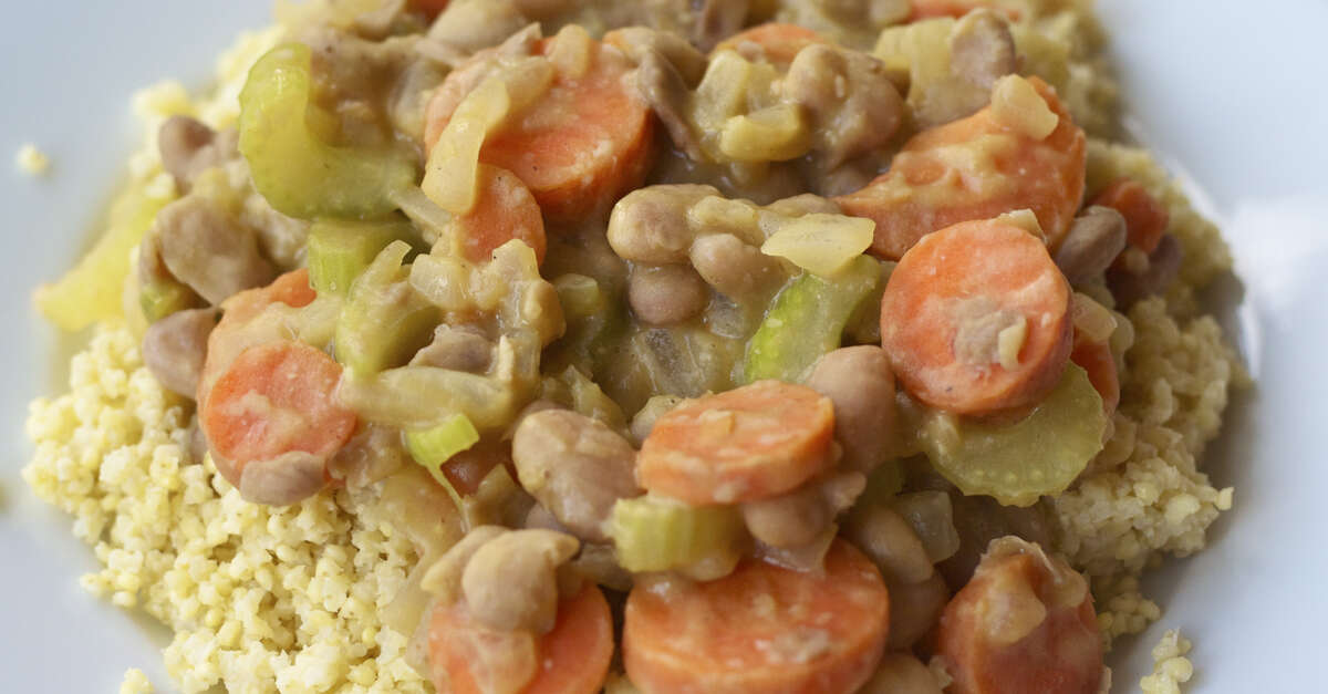 Savory Beans and Millet Recipe - MakeBetterFood.com