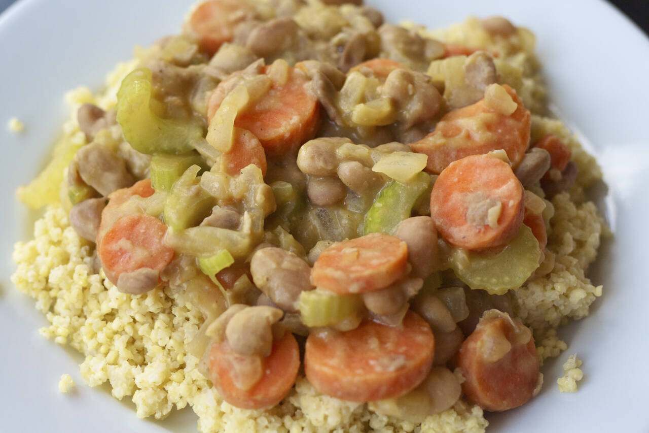 Savory Beans and Millet Recipe