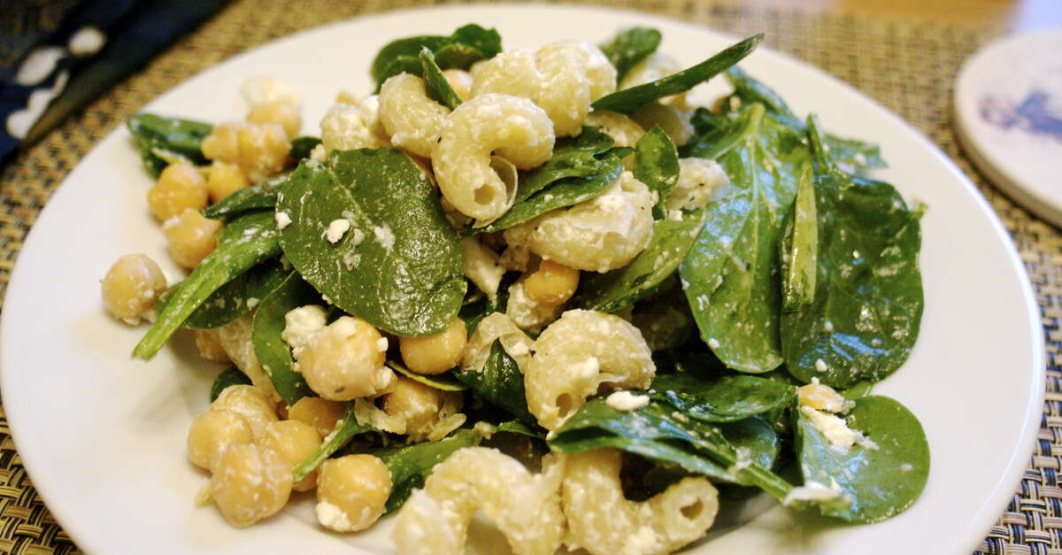 Spinach Cavatappi Salad Recipe - MakeBetterFood.com