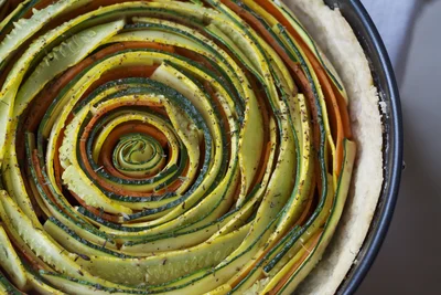 Spiral Vegetable Tart