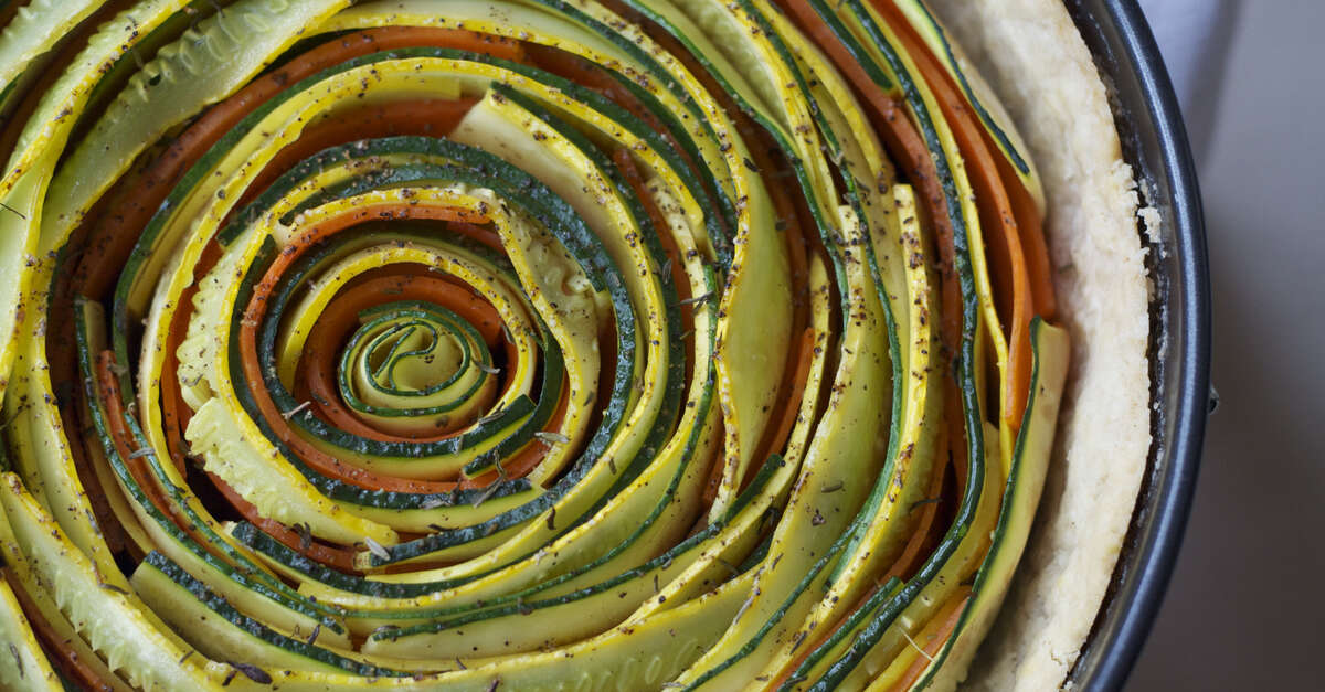 Spiral Vegetable Tart Recipe