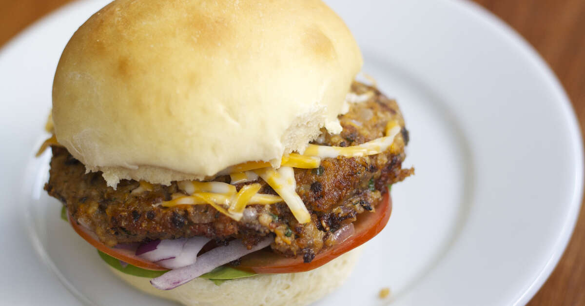 Sweet Potato & Black Bean Veggie Burgers Recipe - MakeBetterFood.com