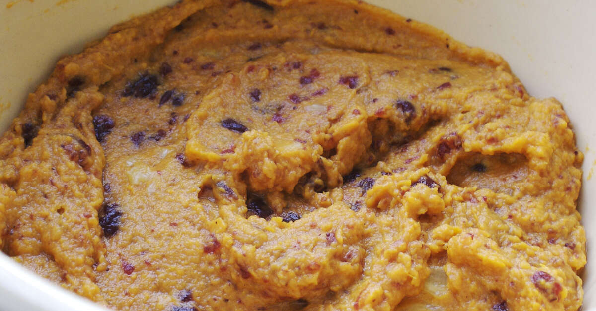 Sweet Potatoes with Cranberries and Pineapple from Scratch - MakeBetterFood.com