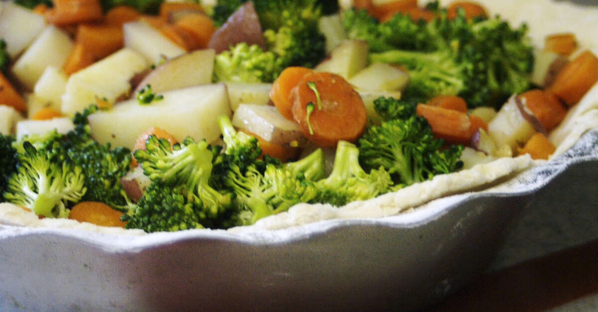 Delectable Vegetarian Chicken Pot Pie Recipe - MakeBetterFood.com