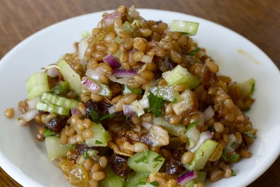 Wheat Berry Salad with Figs